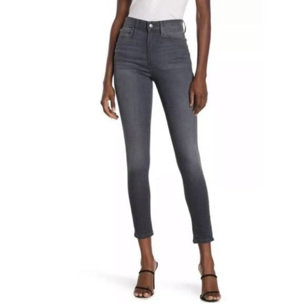 Joe's Jeans High Rise‎ Skinny Ankle in dark grey